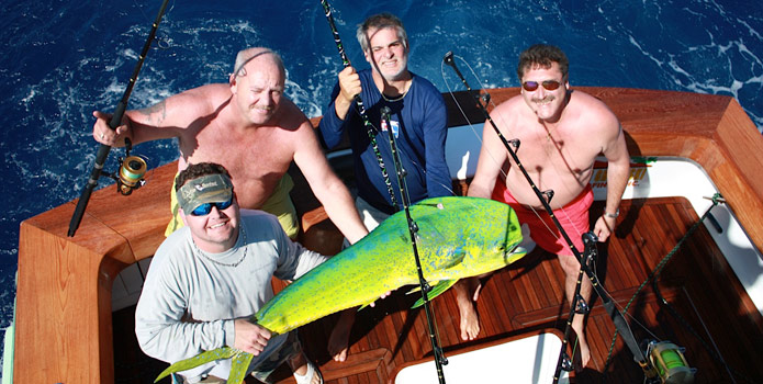 Mahi Fishing on a high end sportfish